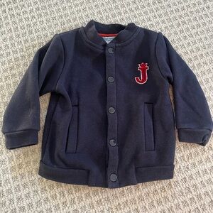 Jacadi Navy Blue Kids button Jacket 18M